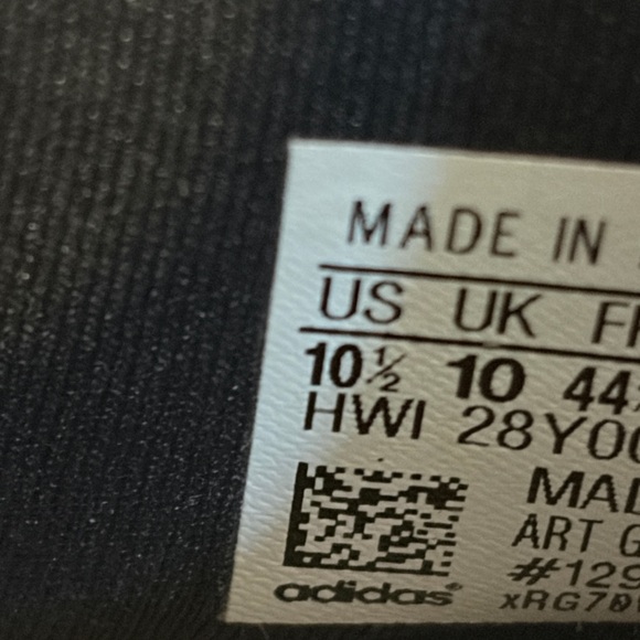 adidas Men's Black Slip-On Sneakers - Picture 2 of 6